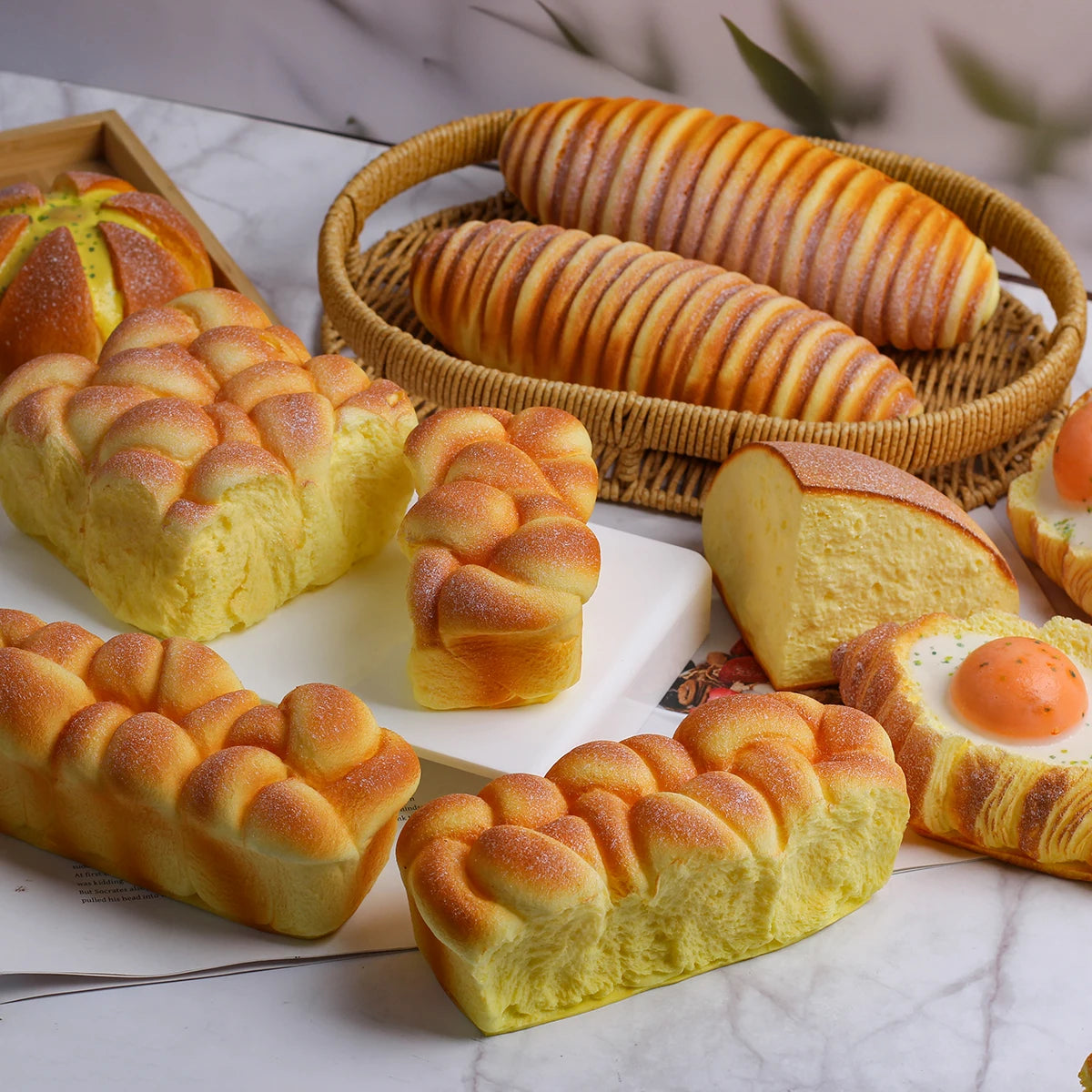 Bread Stress Toy Squishy
