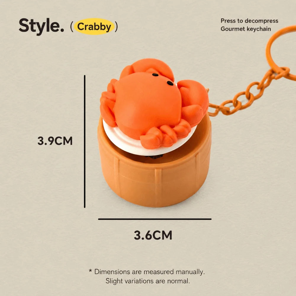 Foods Clicker Key Chain
