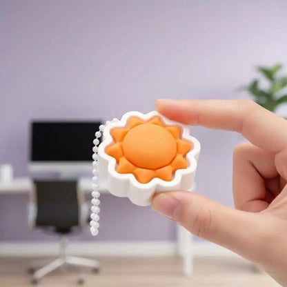 Puffy Star Clicker Keychain