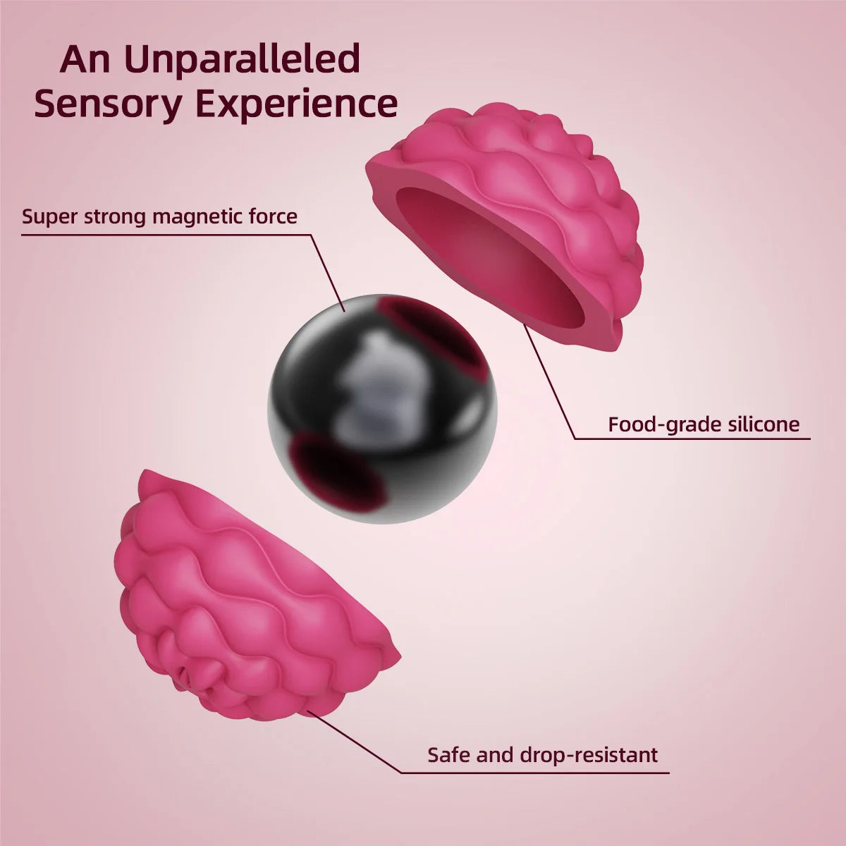 6/12Pcs Magnetic Sensory Balls