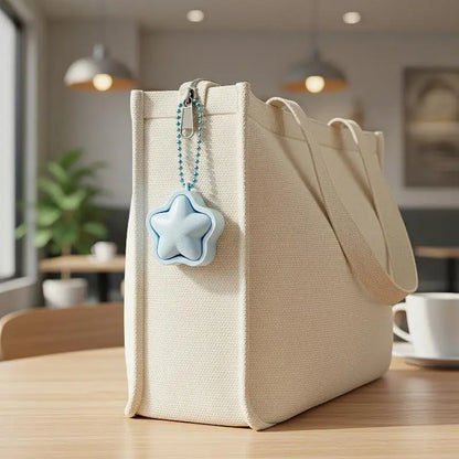 Puffy Star Clicker Keychain