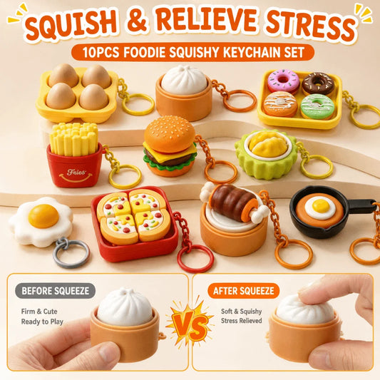 Foods Clicker Key Chain