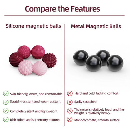 6/12Pcs Magnetic Sensory Balls