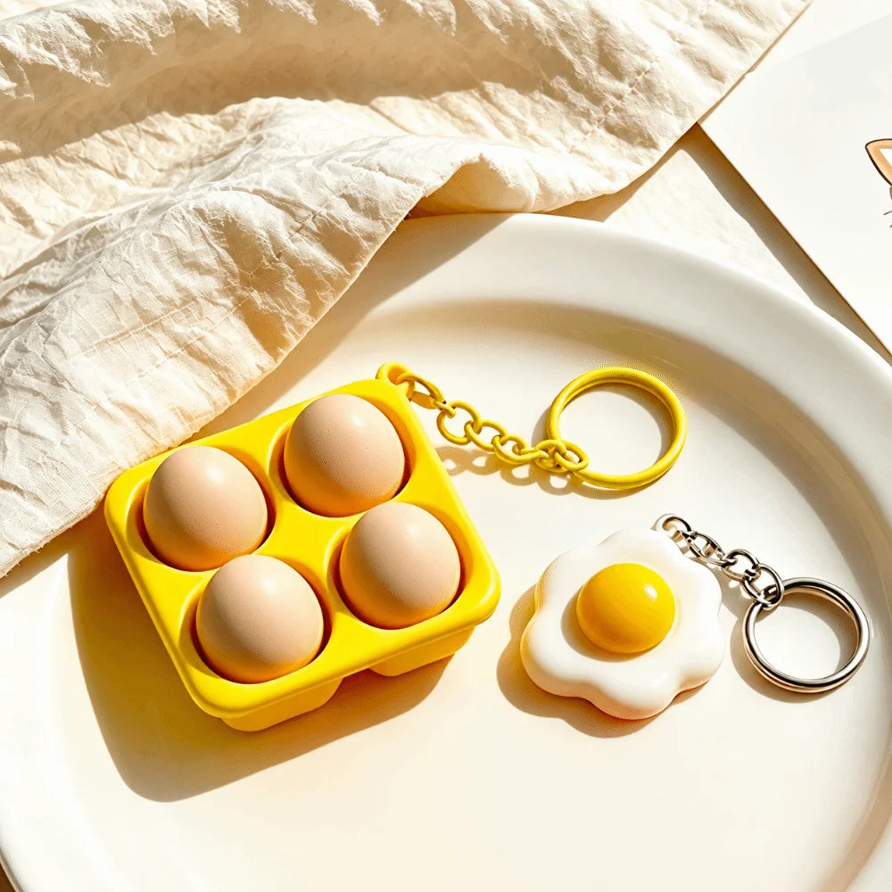 Foods Clicker Key Chain