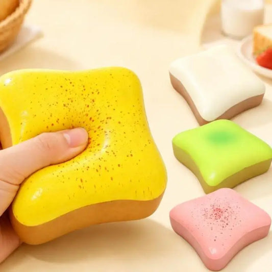 Toast Squishy Stress Relief Toy